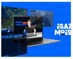 Isaac Moisés — identidade visual, stream pack para Isaac Moisés