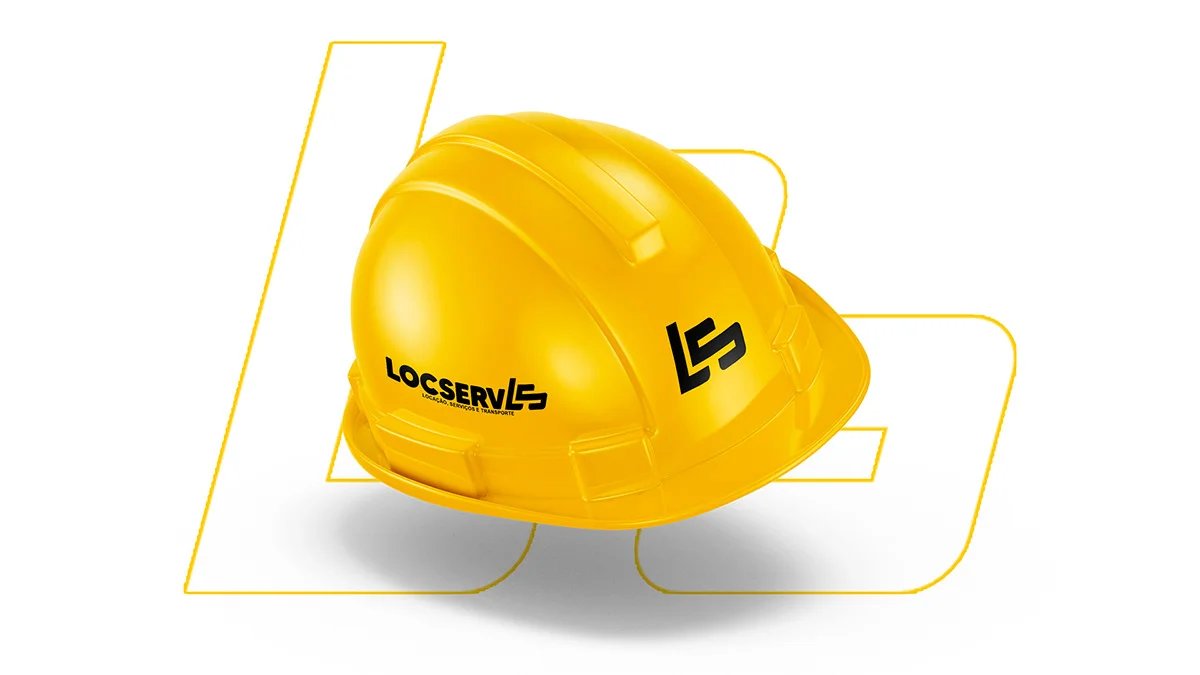 LocServ: redesign de logotipo, identidade visual para LocServ, Mariana (MG)