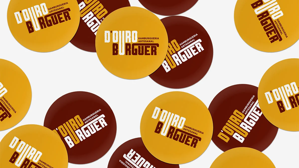 D'Ouro Burger: aplicação 4 do sistema visual