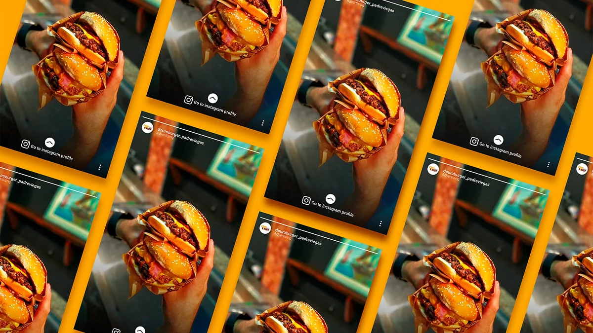 D'Ouro Burger: aplicação 11 do sistema visual